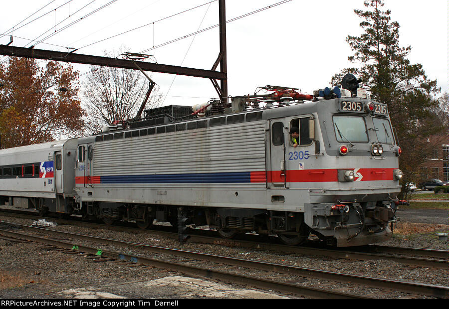 SPAX 2305 on training train.